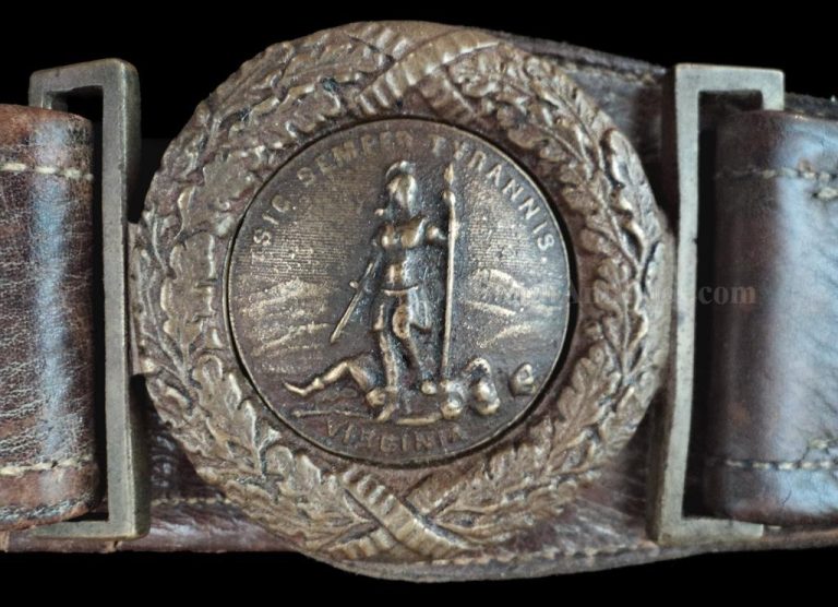 Louisiana State Seal Waist Belt