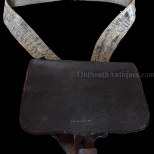 CS Cartridge Box with Rare Painted Canvas Sling