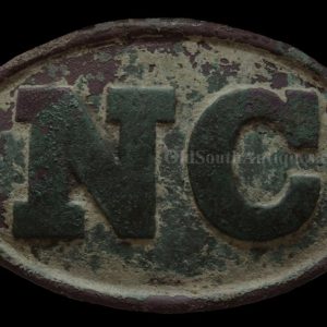 North Carolina Oval Belt Plate
