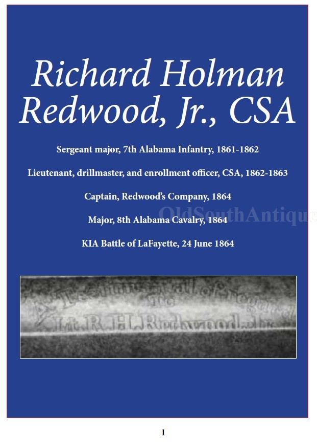 Major Richard Redwood’s Presentation Haiman F & S