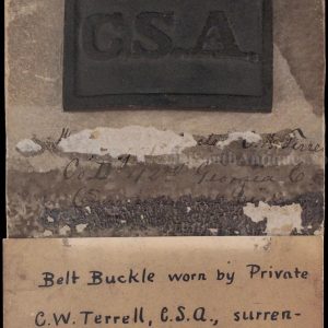 Identified Atlanta Arsenal Belt Plate