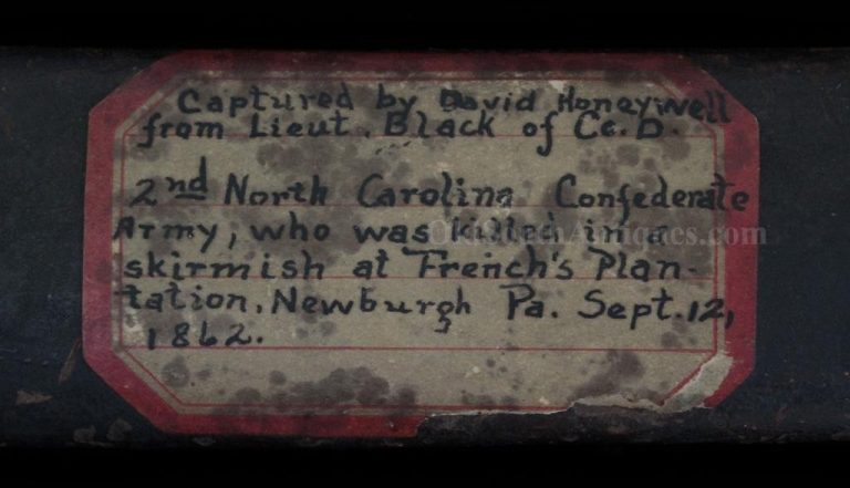 2nd North Carolina Cavalry KIA Identified Cavalry Sword