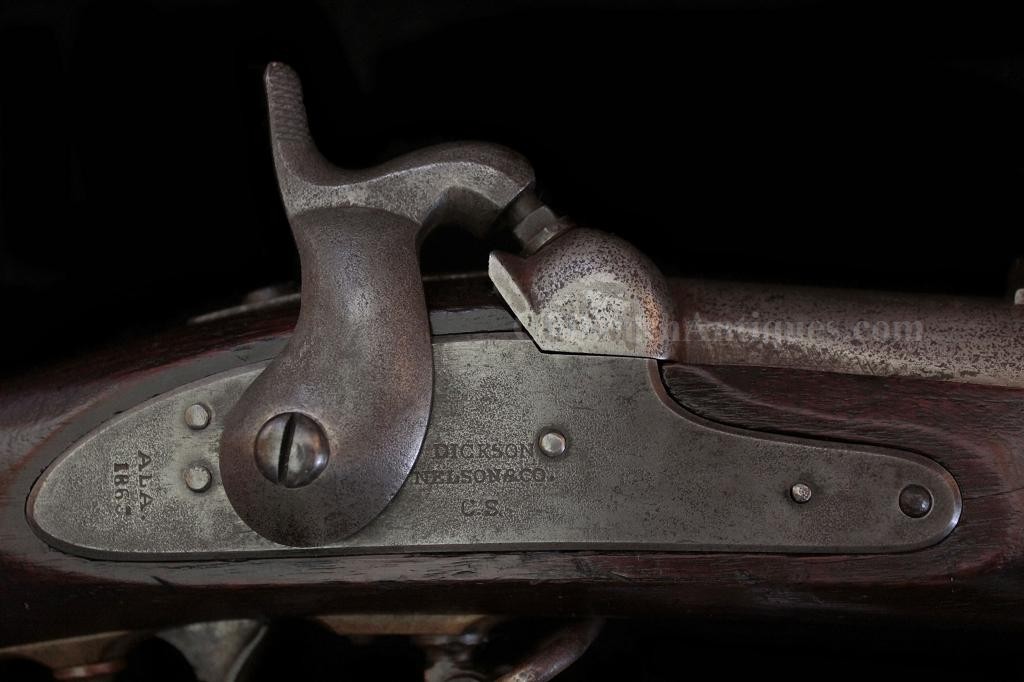Ultra Rare 1863 Dated Confederate Dickson, Nelson & Company Rifle