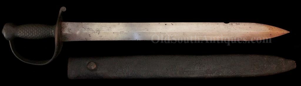 Confederate Naval Cutlass in its Original Scabbard