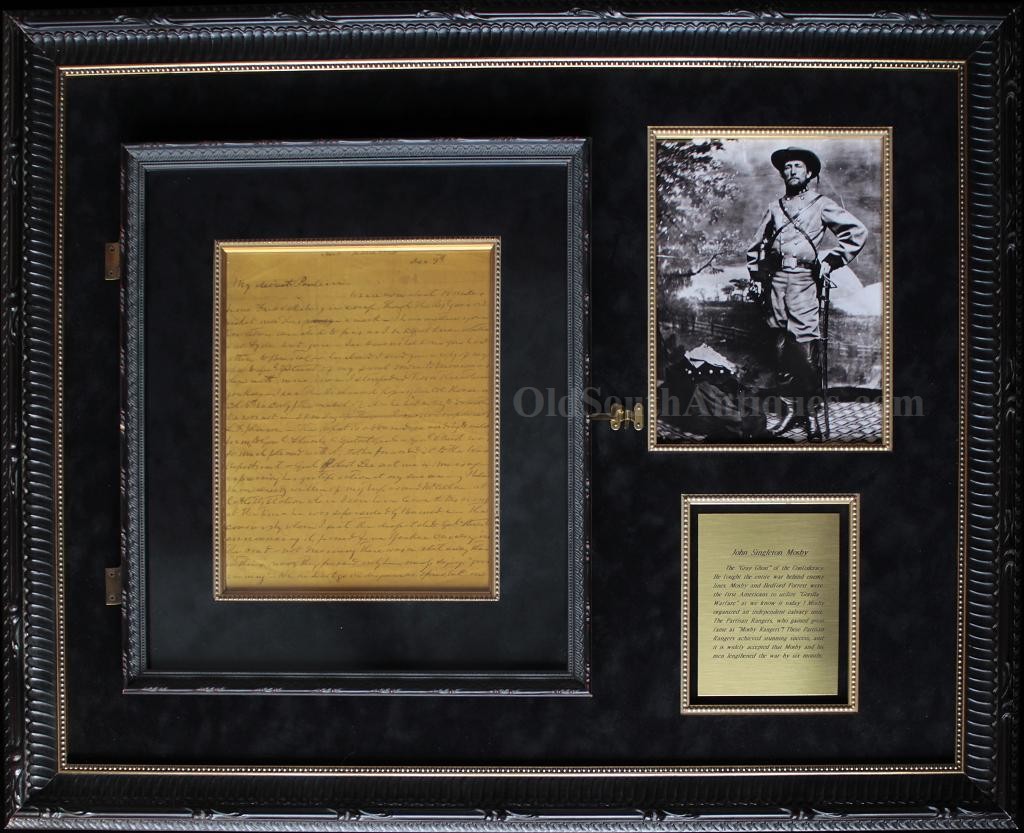 Captain Mosby Writes to “My dearest Pauline”