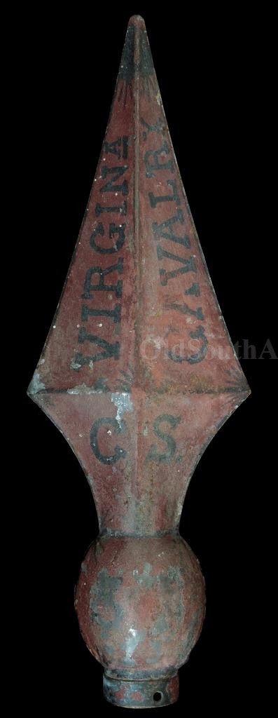 37th Virginia Cavalry Flagstaff Finial
