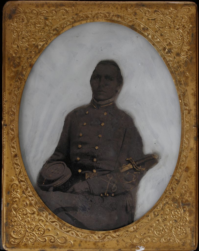 Half Plate Confederate Ambrotype