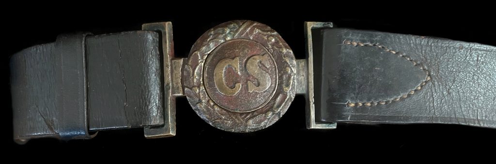 “Pointed Serif Virginia Style”  CS Cavalryman’s Belt
