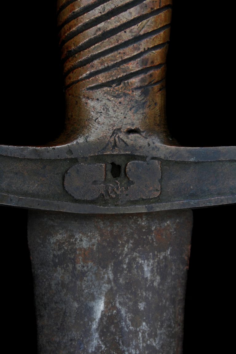 Totally Untouched CS & Star Artillery Short Sword w/ Scabbard